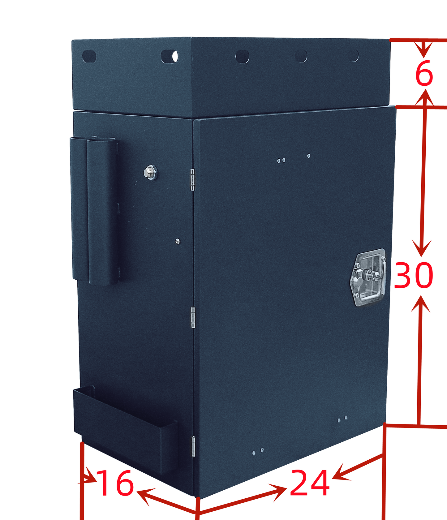 Deluxe Aluminum Rear Mount Box