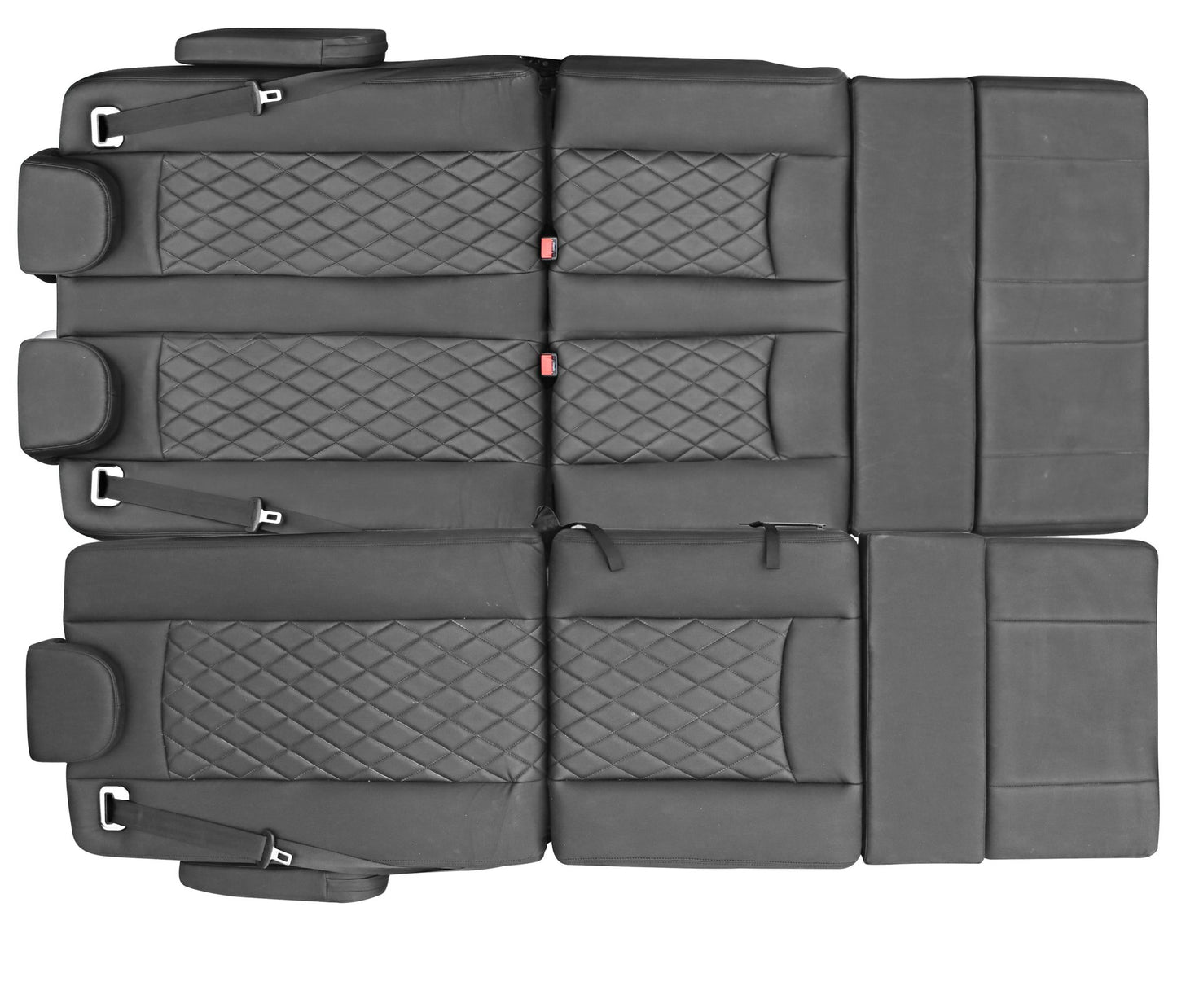 Triple  Reclining Seat Bed 55 Inch Width