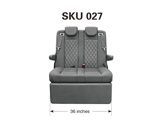 Double Reclining Seat Bed 36 Inch Width