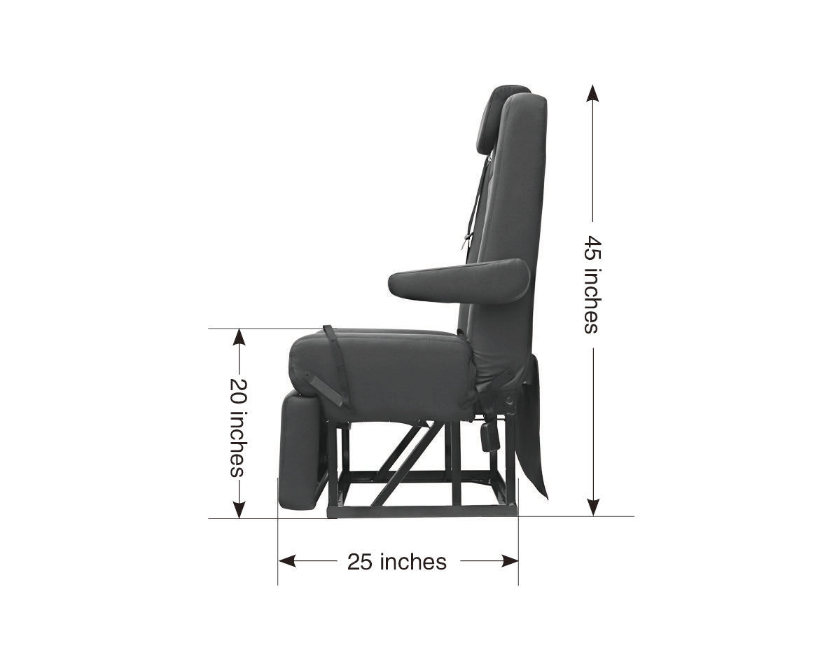 Double Reclining Seat Bed 48 Inch Width