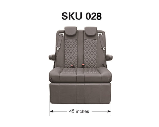 Double Reclining Seat Bed 45 Inch Width