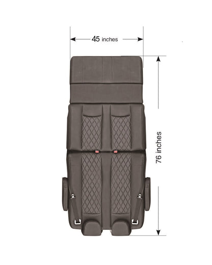Double Reclining Seat Bed 45 Inch Width