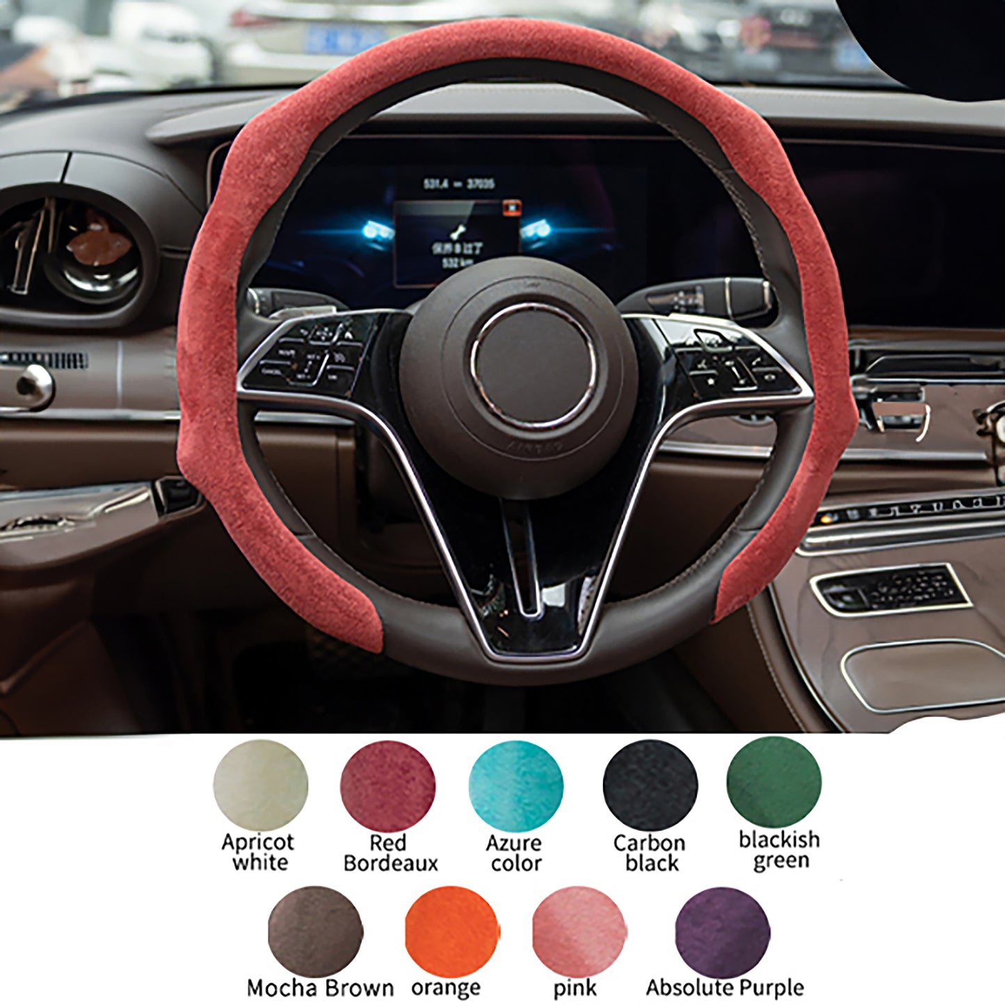 5D Steering Wheel Cover Universal Fit