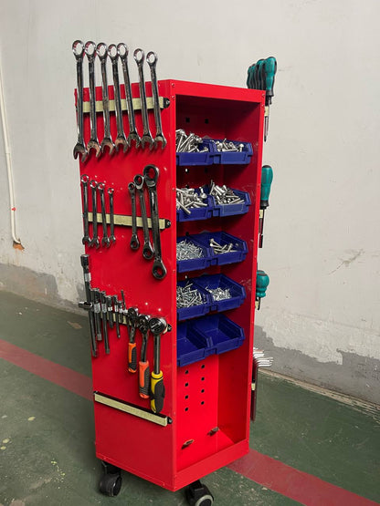 Koolands 360-Degree Rotating Hexagonal Mobile Tool Organizer