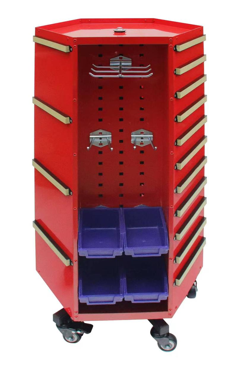 Koolands 360-Degree Rotating Hexagonal Mobile Tool Organizer