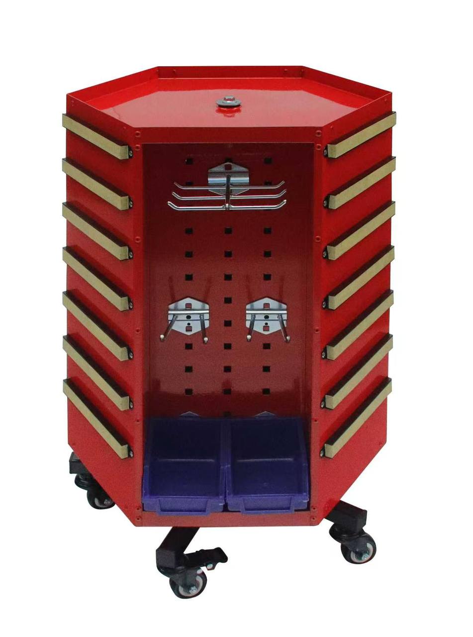 Koolands 360-Degree Rotating Hexagonal Mobile Tool Organizer