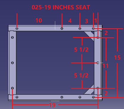 Single Reclining Seat Bed 19 Inch Width