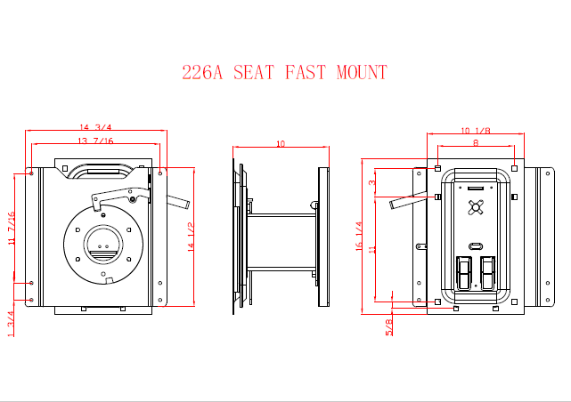 Captains Seat Swivel Base with Quick Release