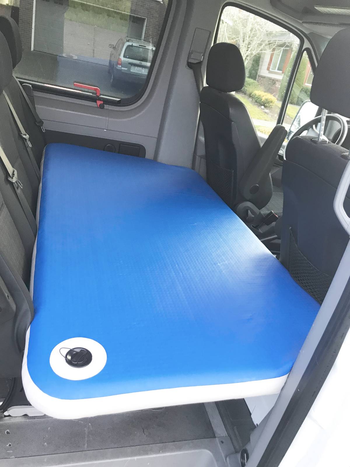 Air bed outlet for van